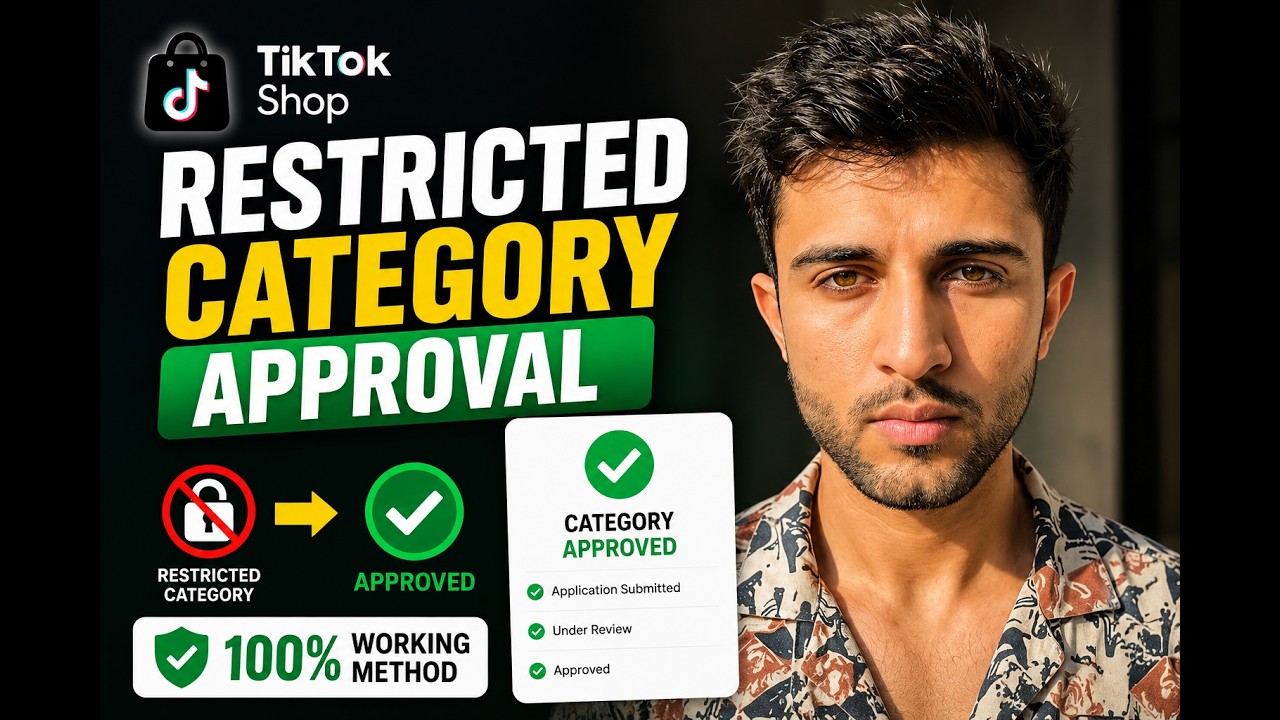 TikTok Shop Restricted Category Approval 2025 ✅ | 100% Working Method for USA (Avoid Rejection!)
