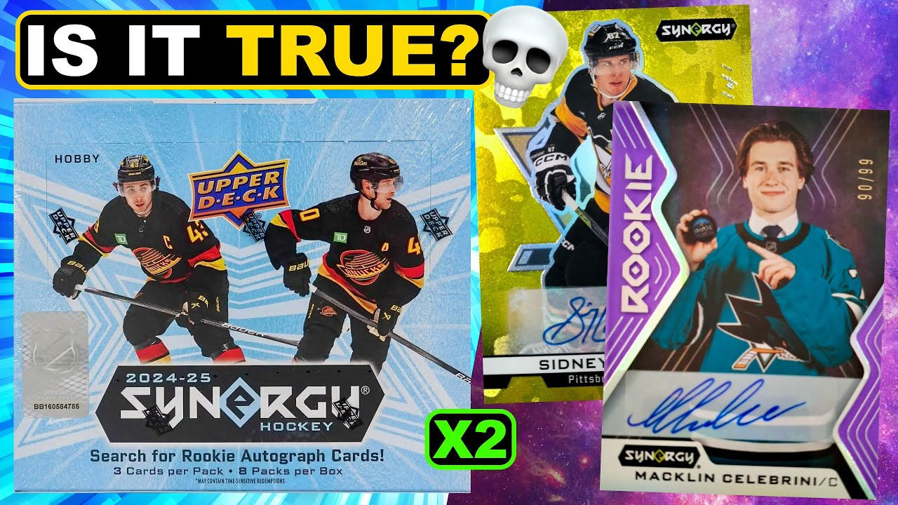 THIS PULL DOESN'T CHANGE MY OPINION! - Opening 2 Boxes of 2024-25 Upper Deck Synergy Hockey Hobby