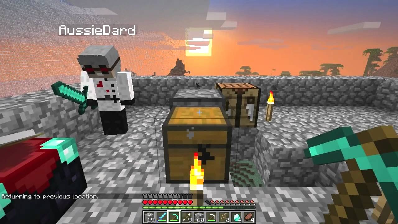 Minecraft Battledome: Mountain Fight - Part 4 - Combat Begins!