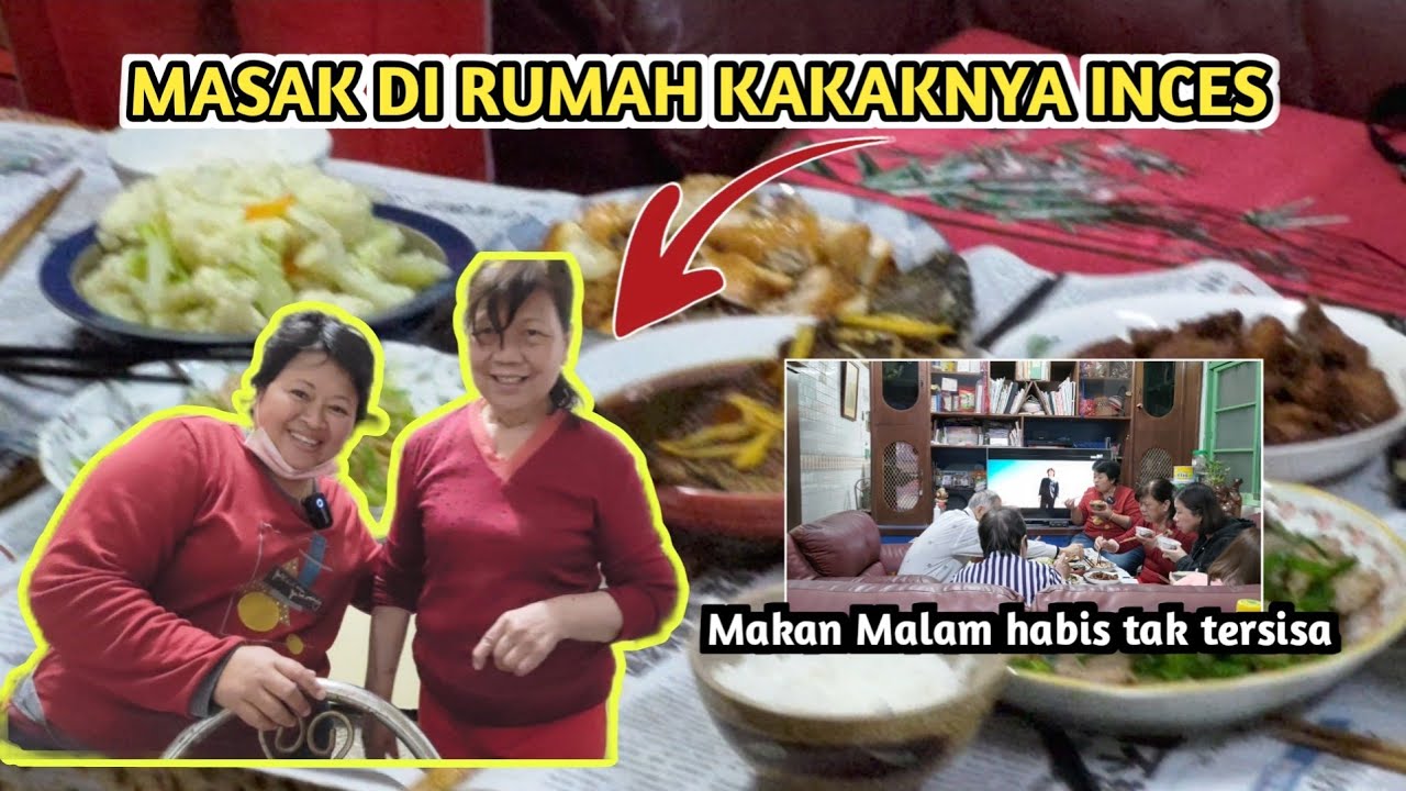 Masak di Rumah Kakaknya Inces ‼️ dapat Pujian, Masakan abis tak Tersisa 😆.