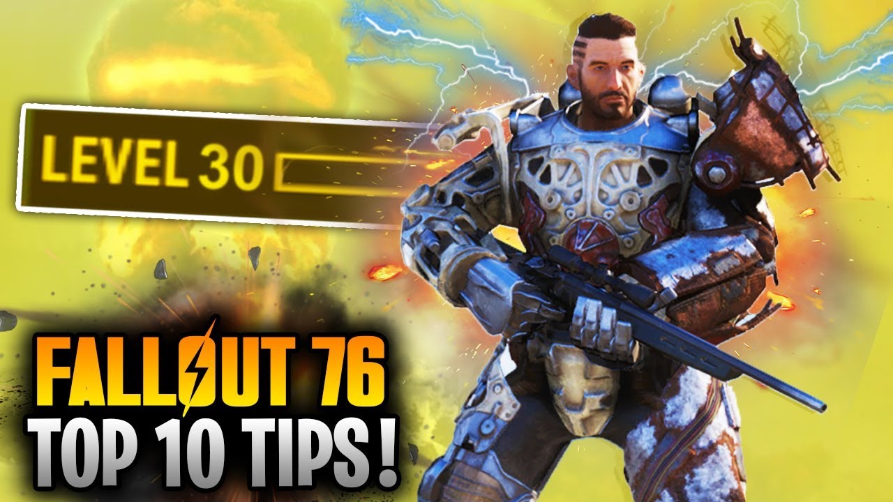 Top 10 Tips & Things To Know In FALLOUT 76! (Weapon Locations, Power Armor, Ranking Up & More)