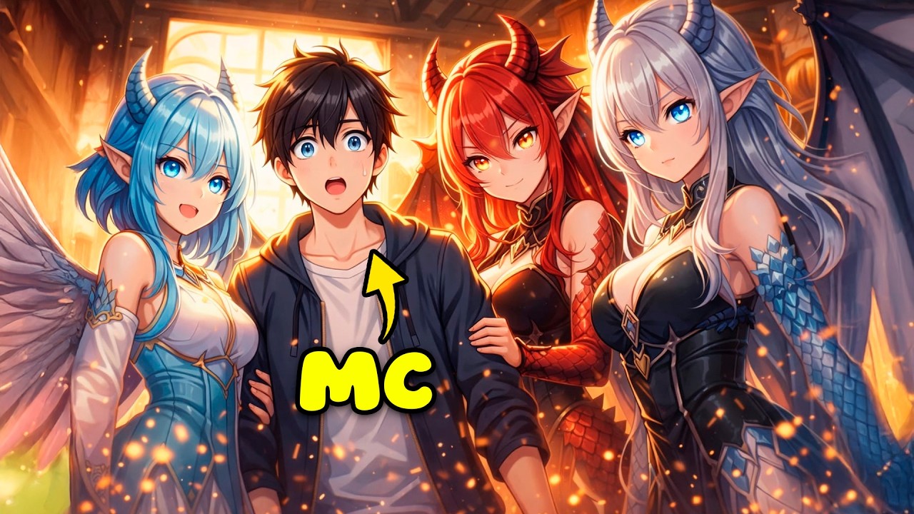 They’re NOT that INNOCENT as they seem, he lives SURROUNDED by DRAGON GIRLS | Manhwa recap