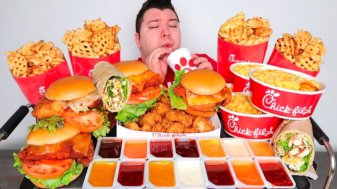 $100 Worth Of Chick-Fil-A • MUKBANG