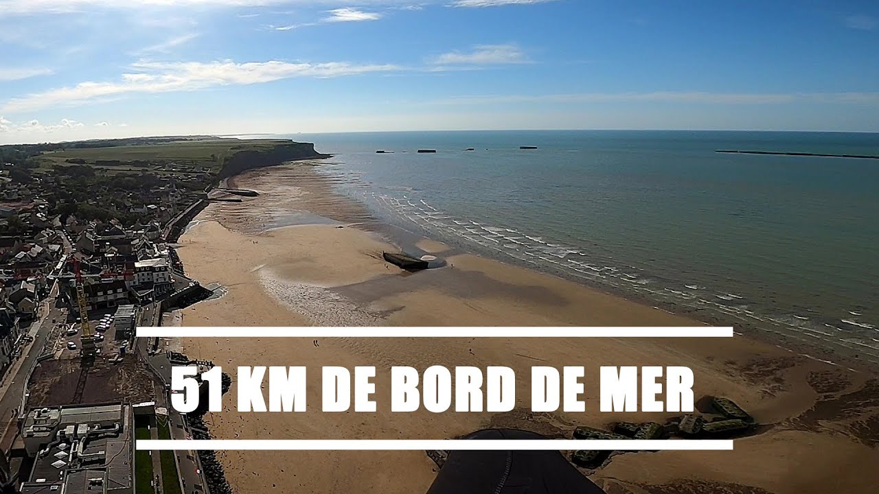 51Km de bord de mer en parapente, c'est long !