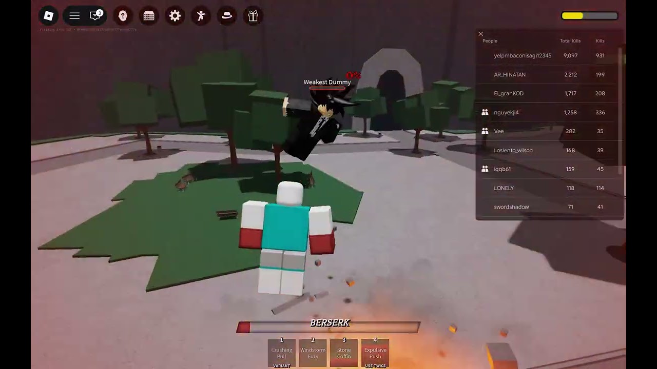 playing The Strongest Battlegrounds :D