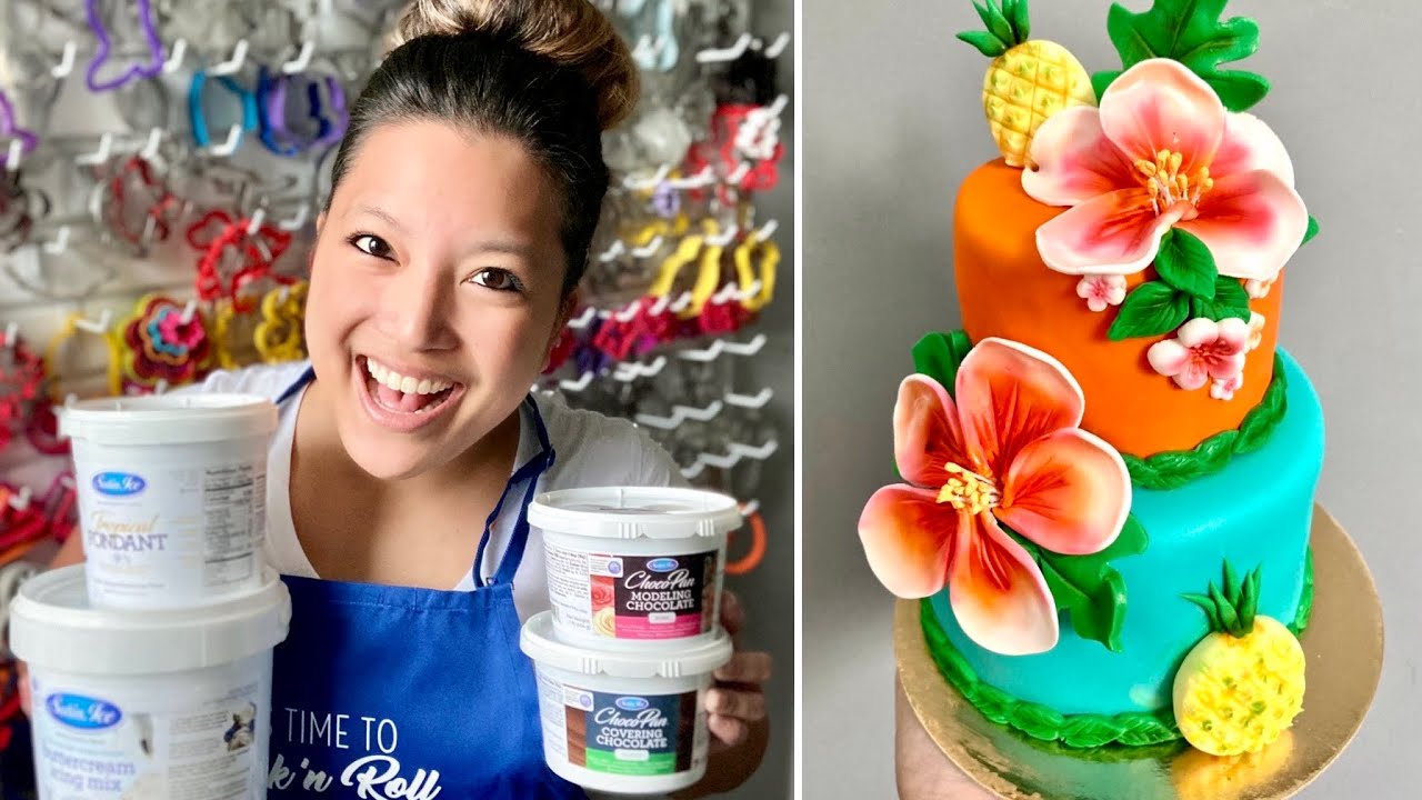 ANNOUNCEMENT+My Fave Cake Brand Sent Me Goodies to Celebrate 30K Subscribers|Tropical Cake Tutorial