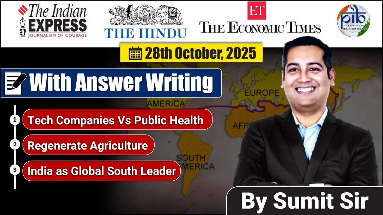 28 October, 2025 Editorial discussion | Global South, Regenerate Agriculture, Tech companies Health