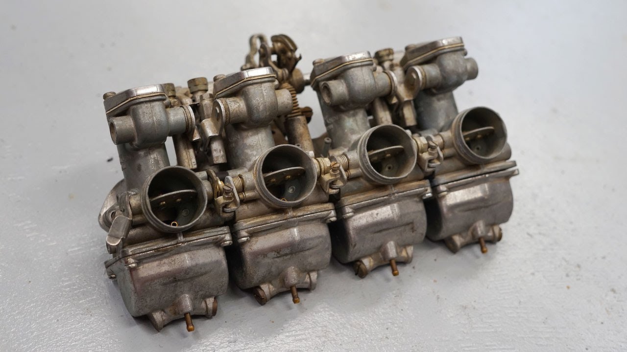 Rusty Motorcycle Carburetors - Perfect Restoration