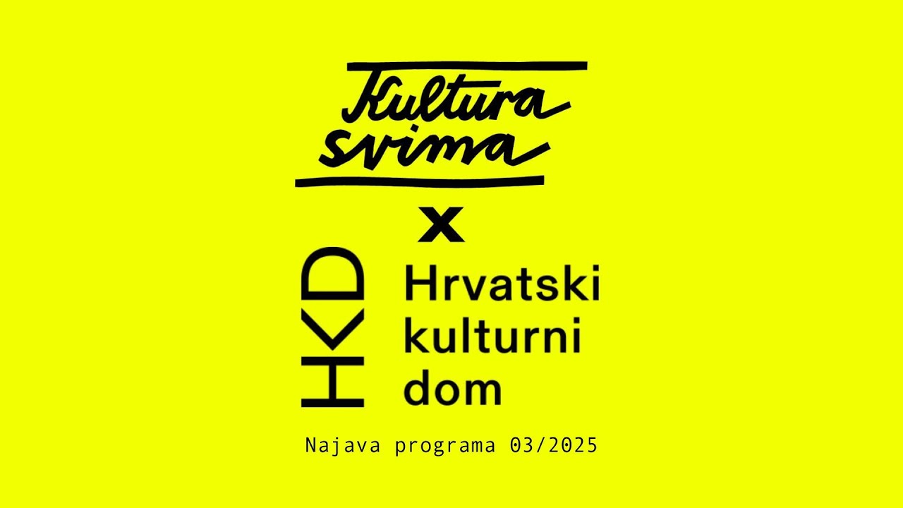 Kultura svima - inkluzivna najava programa HKD 03/2025