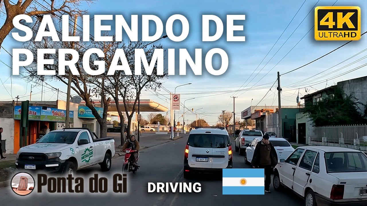 PERGAMINO [saliendo de la CIUDAD por RUTA NACIONAL 8] #driving TOUR 2024 4K BUENOS AIRES - ARGENTINA