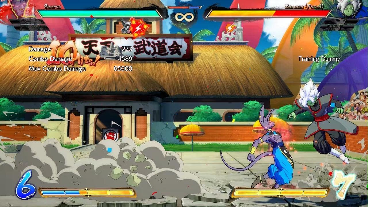 Beerus combo into loop TOD