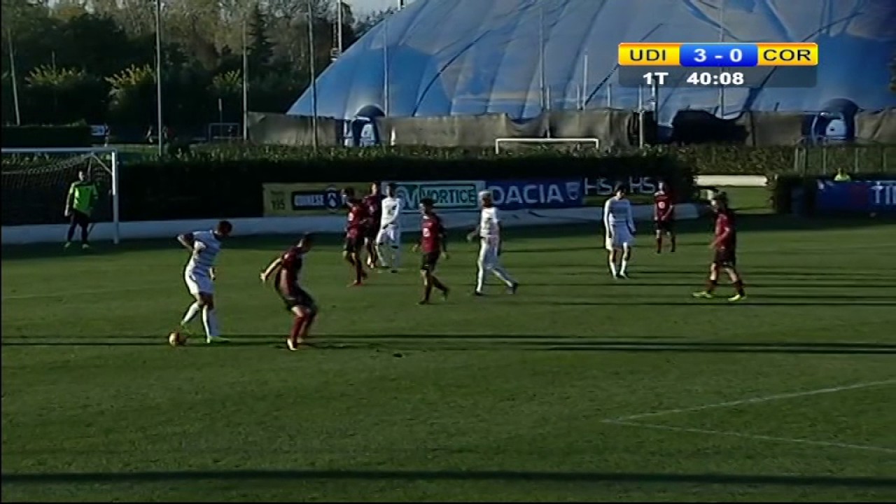 3 novembre 2016 sintesi Udinese - Cordenons 6-0