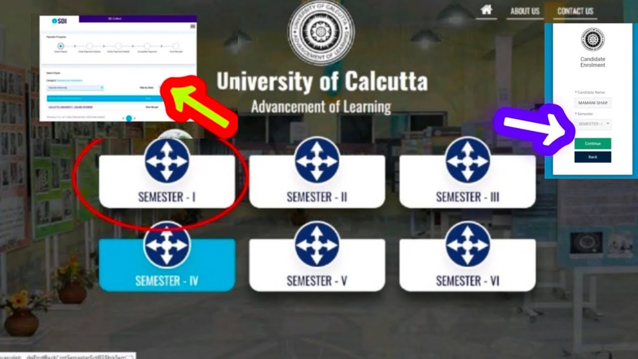 1ST SEMESTER EXAMINATION FORM FILL UP PROCESS || CALCUTTA UNIVERSITY || HOW TO FILL CU EXAM FORM ||