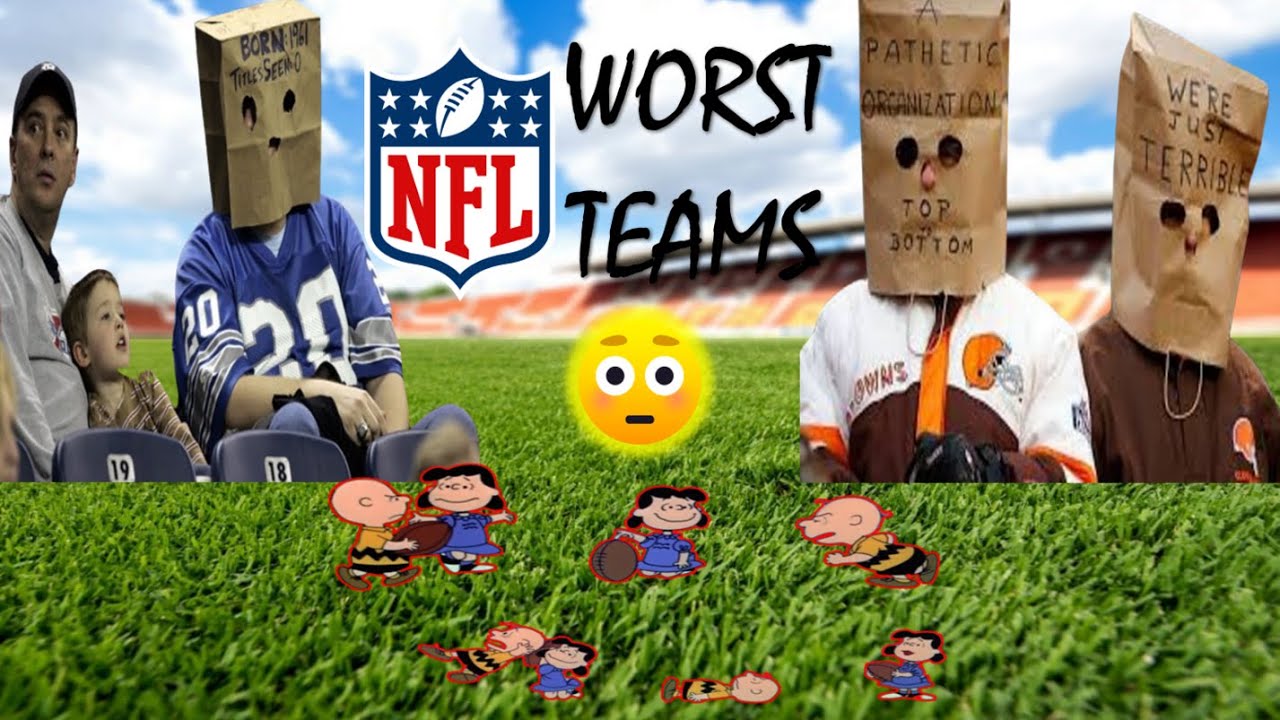 The Ten WORST NFL Teams in the Super Bowl Era