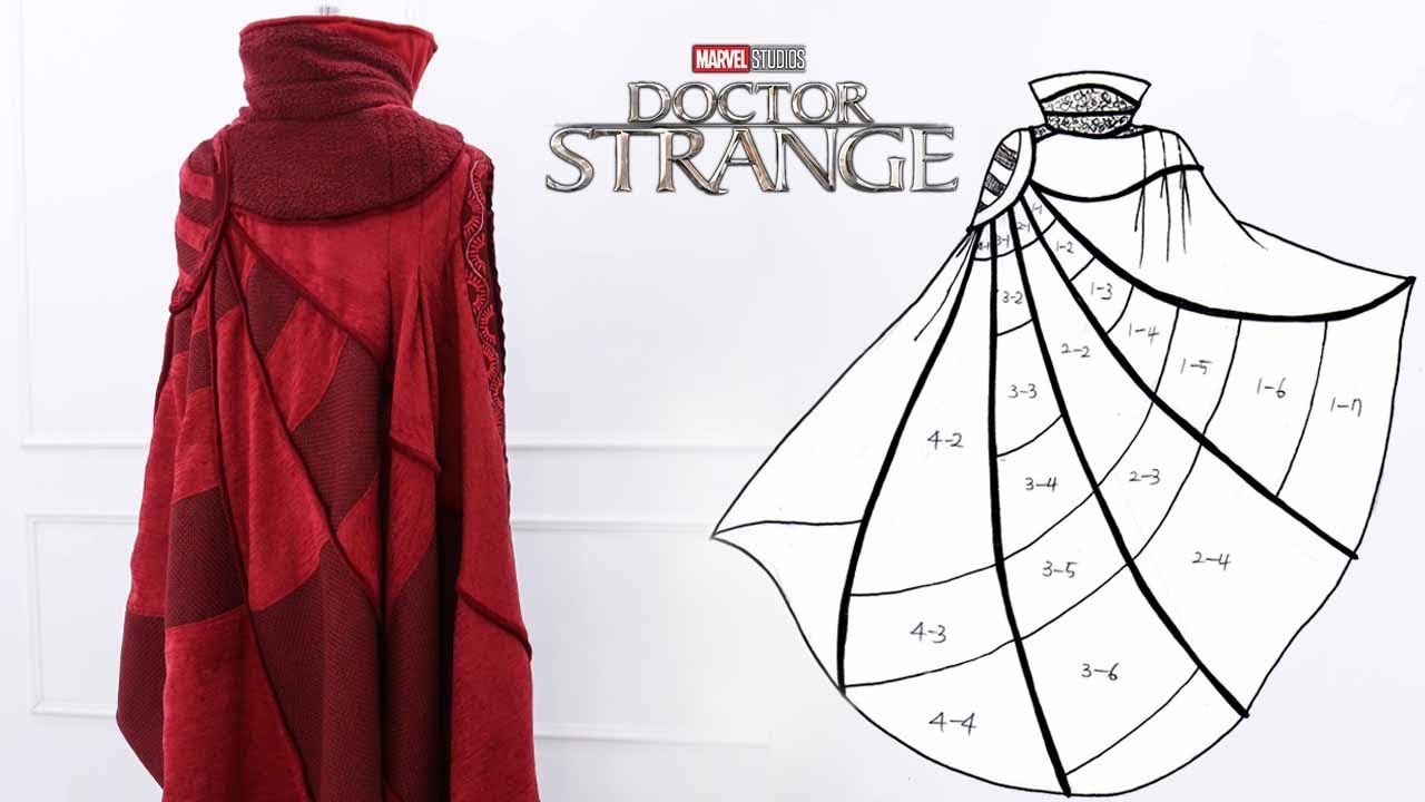 닥터스트레인지 코스튬 제작(망토) 타임랩스2│Making A Doctor Strange Costume [cape] TIMELAPSE part.2