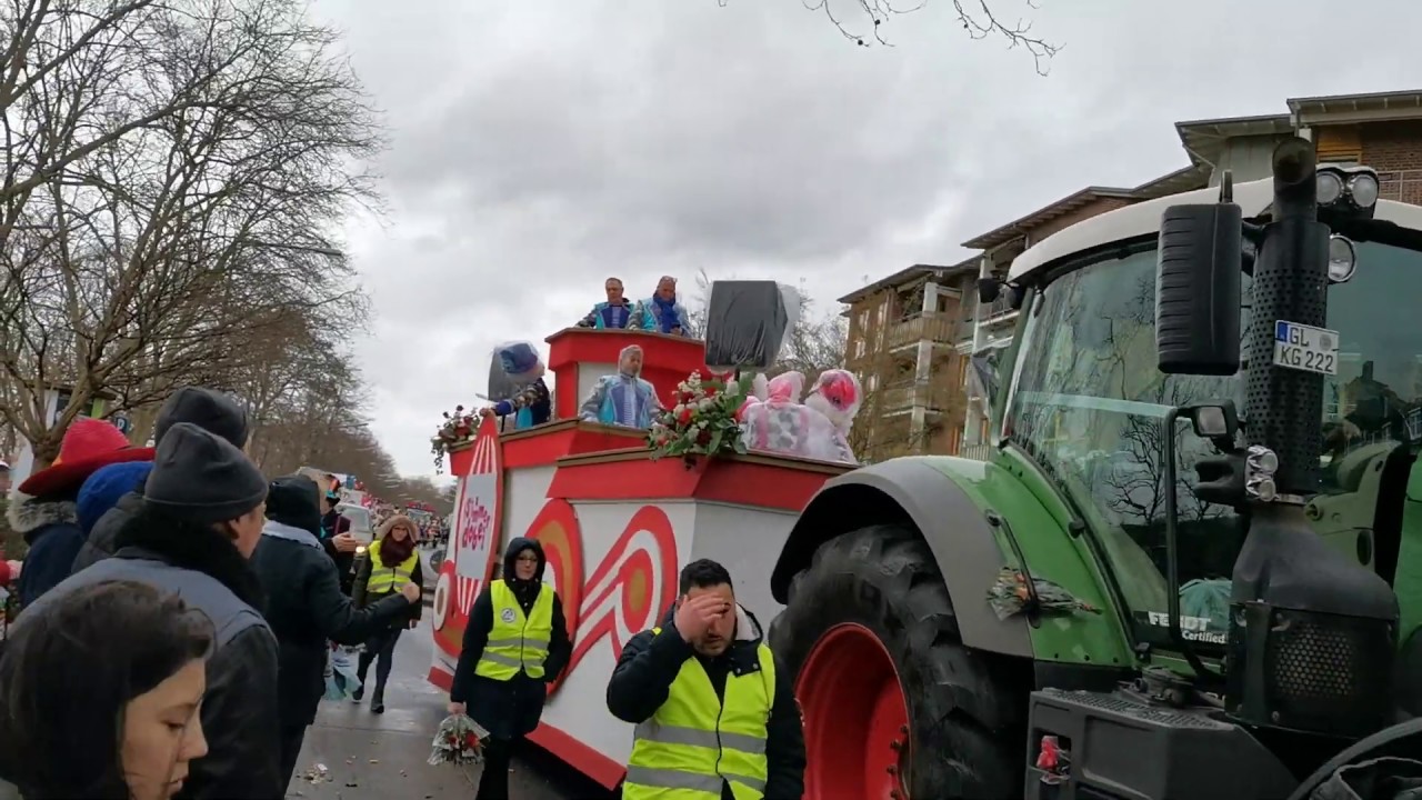 Köln- Porzer Rosensonntagsumzug Karneval 2020 ---Rosensonntagszug Porz Mitte Karneval 2020