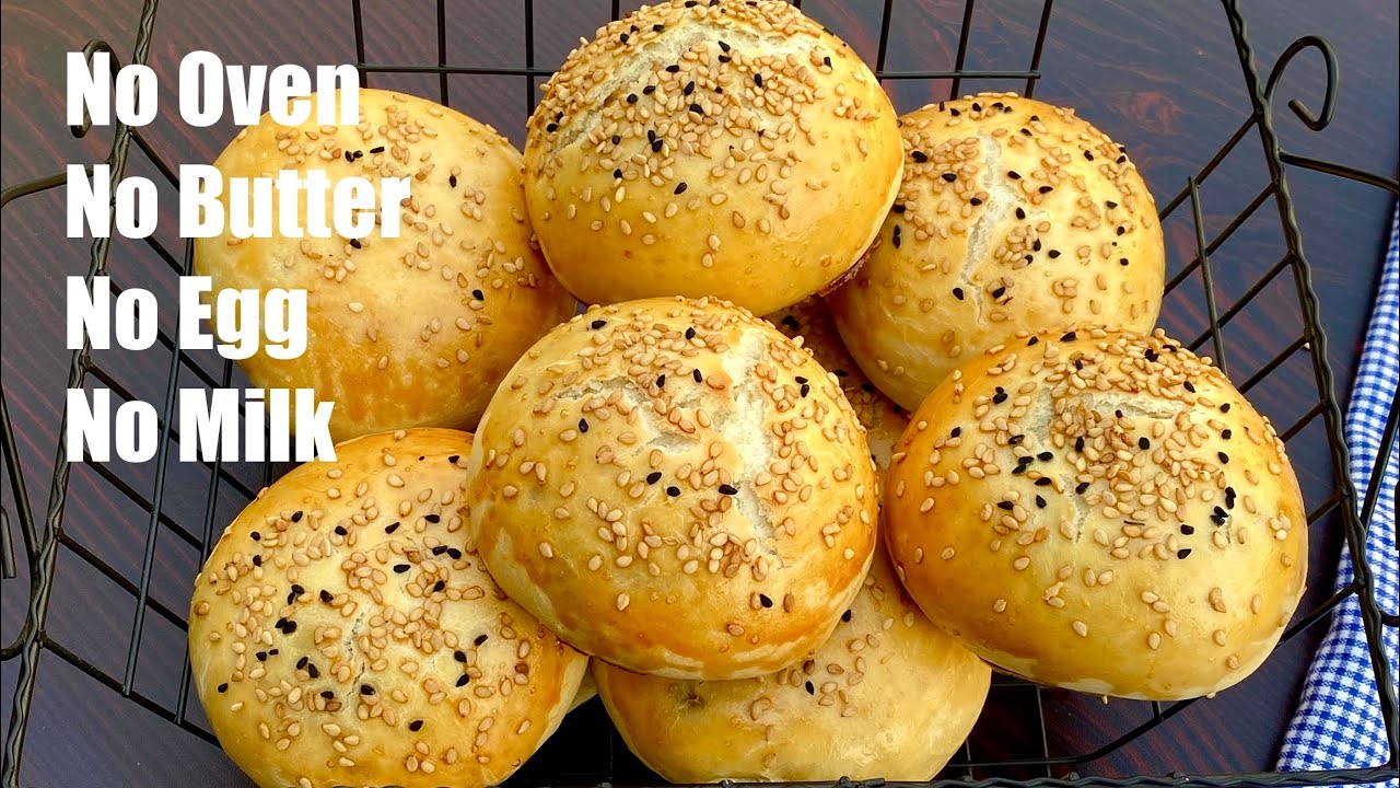 Chicken buns recipe without oven | Chicken Stuffed Buns | Creamy Chicken buns without oven| bread