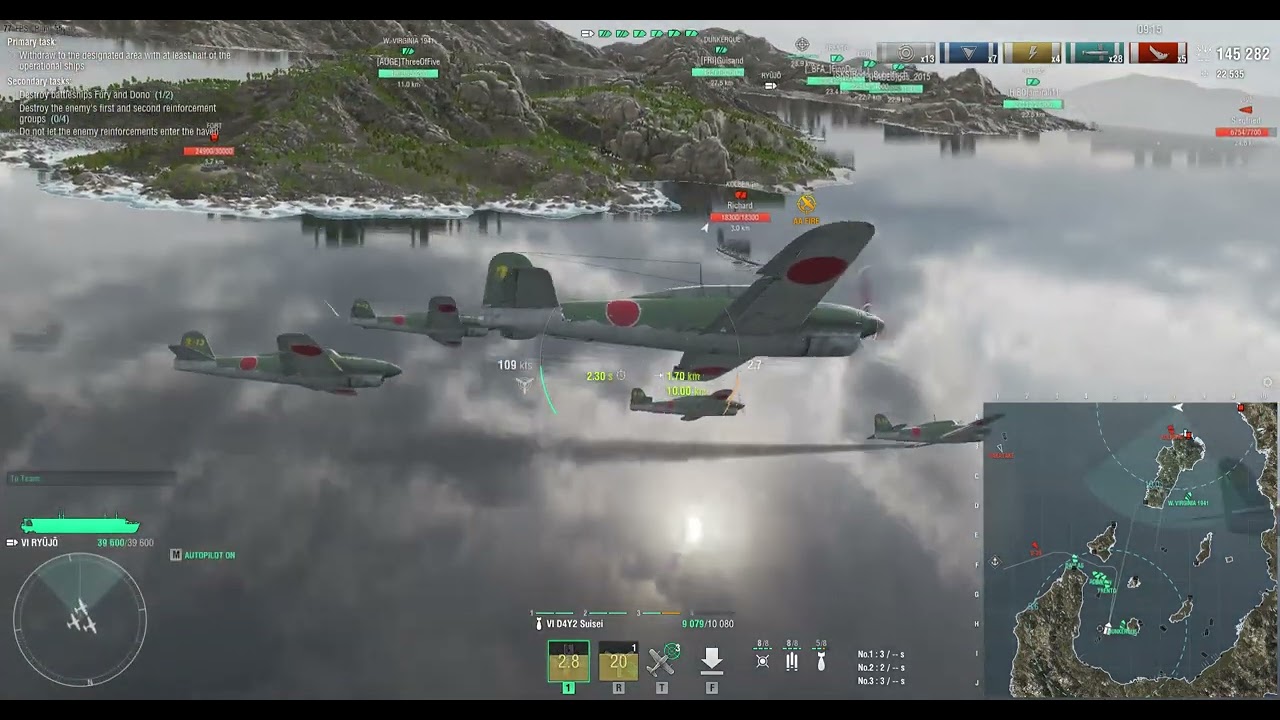 World of Warships operation killer whale CV