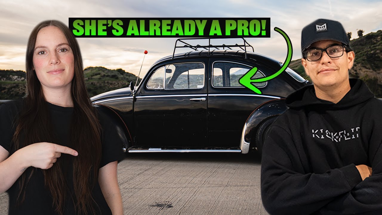 TEACHING MY FIANCE TO DRIVE MY VW BUG!