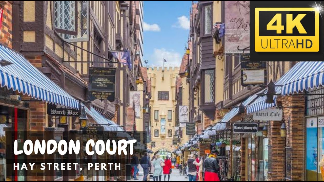 4K LONDON COURT PERTH WALKING TOUR #perth #perthlife #walkingtour #perthisok #perthwa