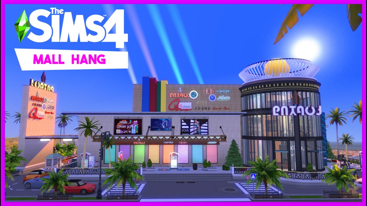 It Took me 2 WEEKS to build the BIGGEST Mall in The sims 4 \ with 19 Shop ?! \ Sims 4 Speed Build