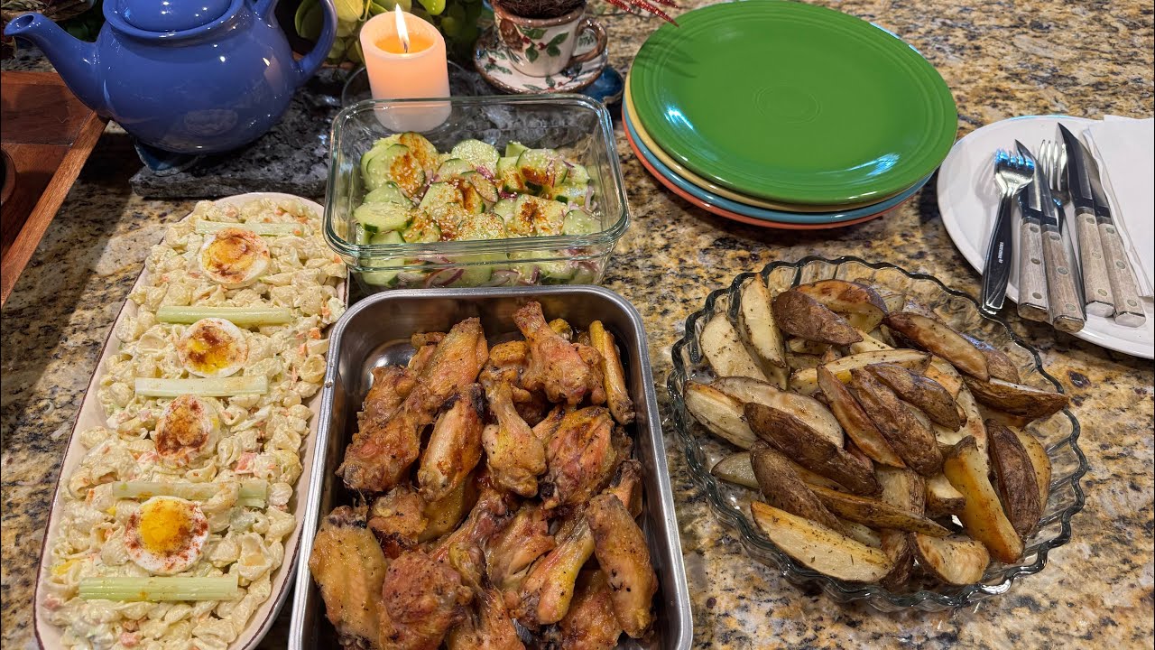 February 13, 2026 Breakfast Muffins, Lemon Pepper Wings and Gardening. 