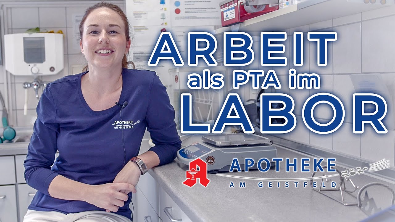 Arbeiten einer PTA im Labor