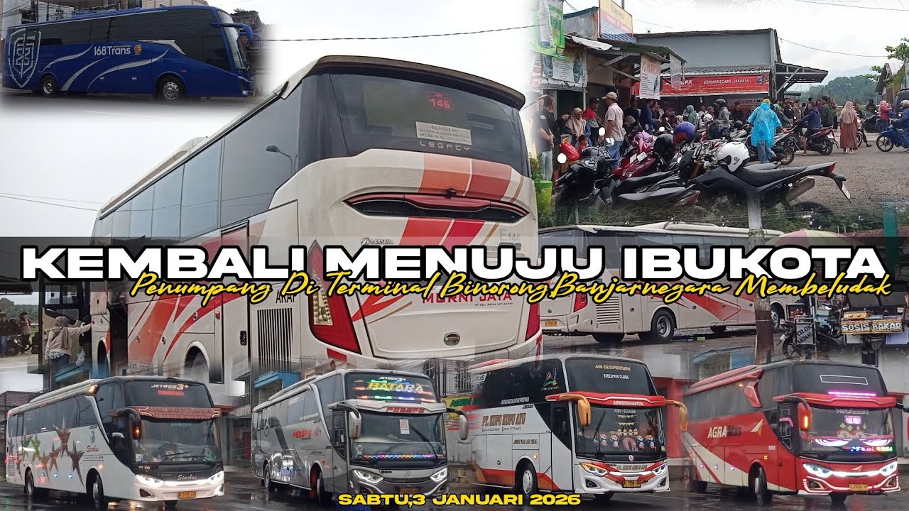 Penumpang Di Terminal Binorong,Banjarnegara Membeludak 🔥.