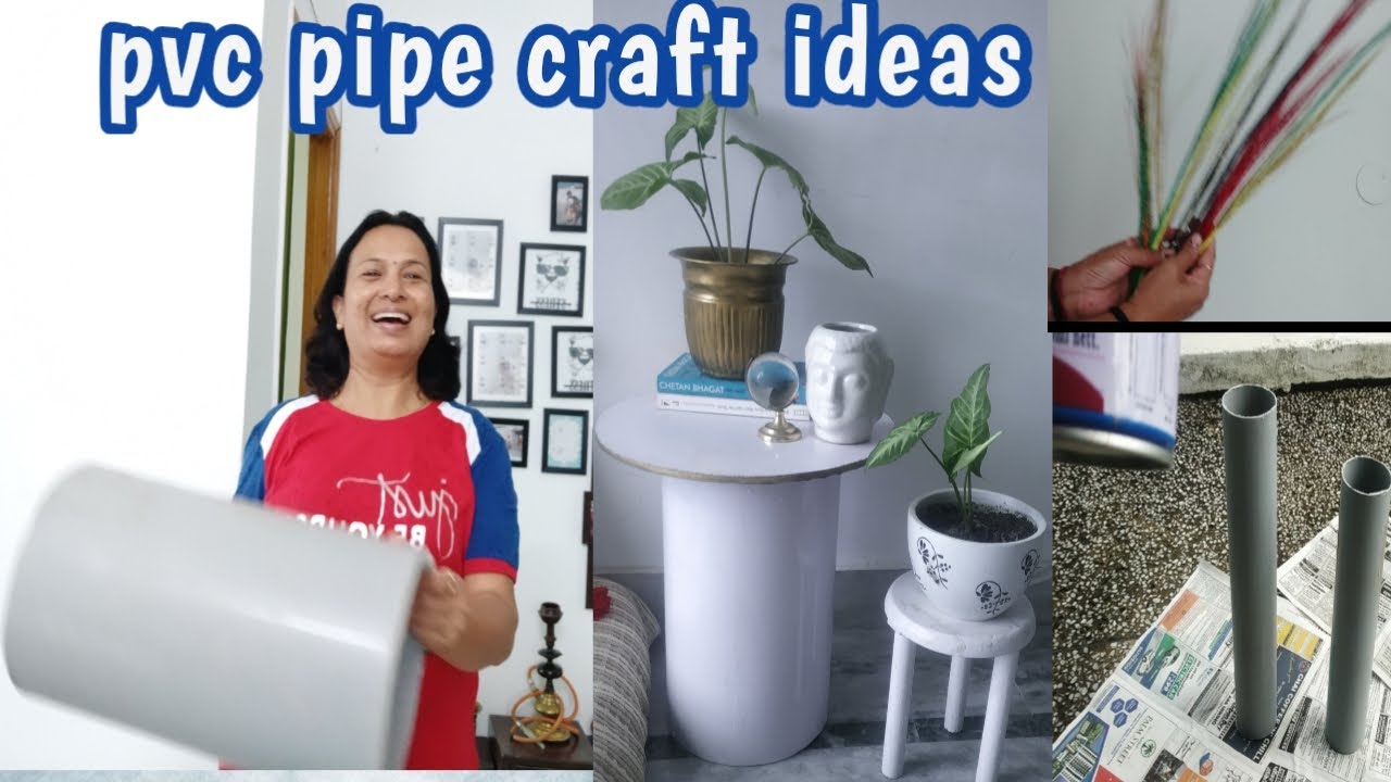 PVC pipe craft ideas || PVC pipe hacks || DIY table and vase