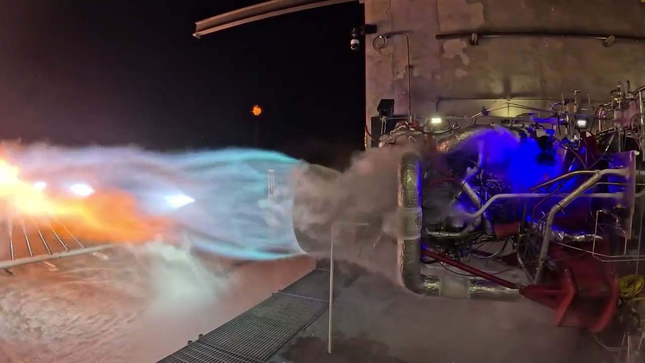 STATIC FIRE! RocketLab Neutron Archimedes Engine Test