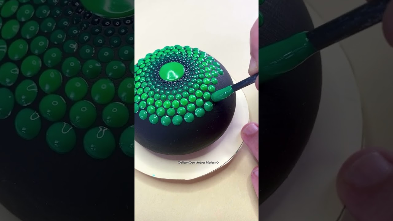 Секрет точечной живописи. Удовлетворяющий #искусство #художник #удовлетворяющий #живопись #ремесл...