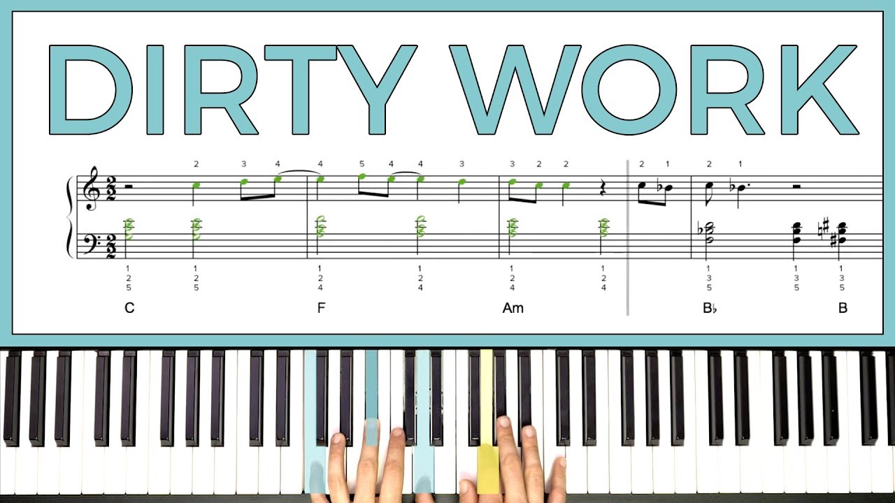 How to play 'Dirty Work' by Steely Dan on the piano -- Playground Sessions
