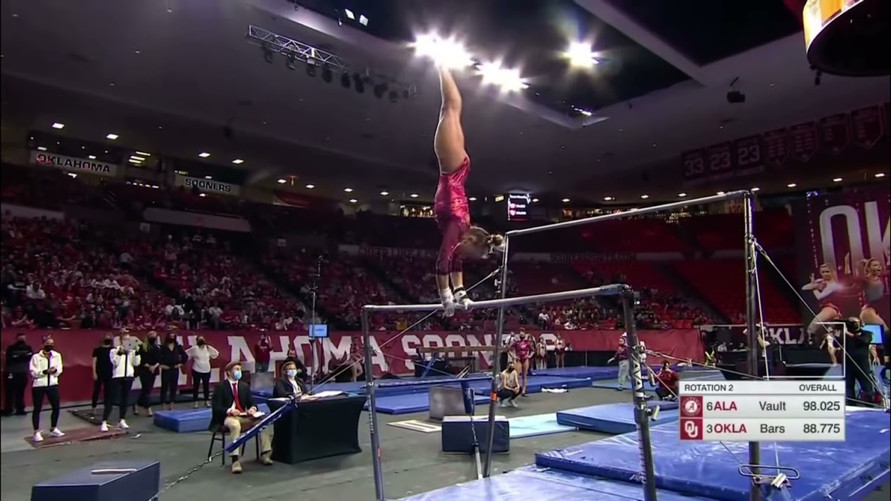 Audrey Davis Bars Oklahoma vs Alabama 2022 9.950