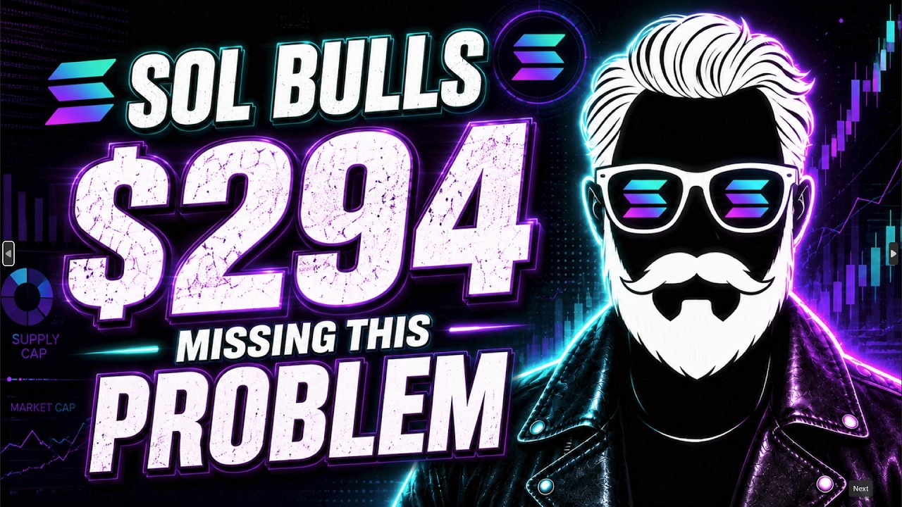 ⚡Solana Bulls Are Missing This $294 Problem..