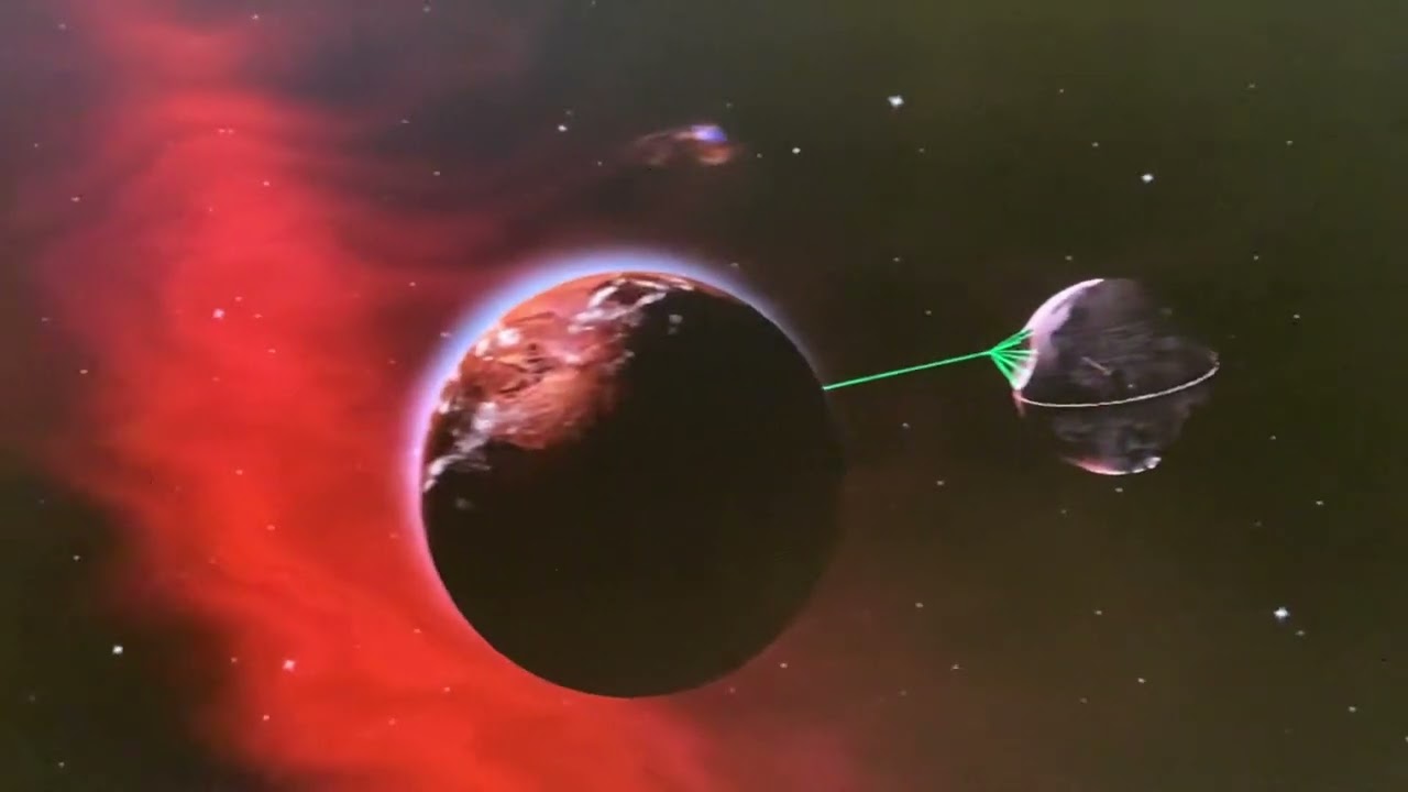 Death Star destroys alderrean