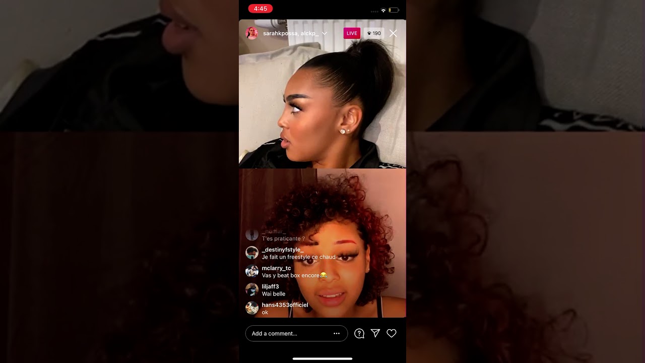 Sarah & Alicia Instagram Live