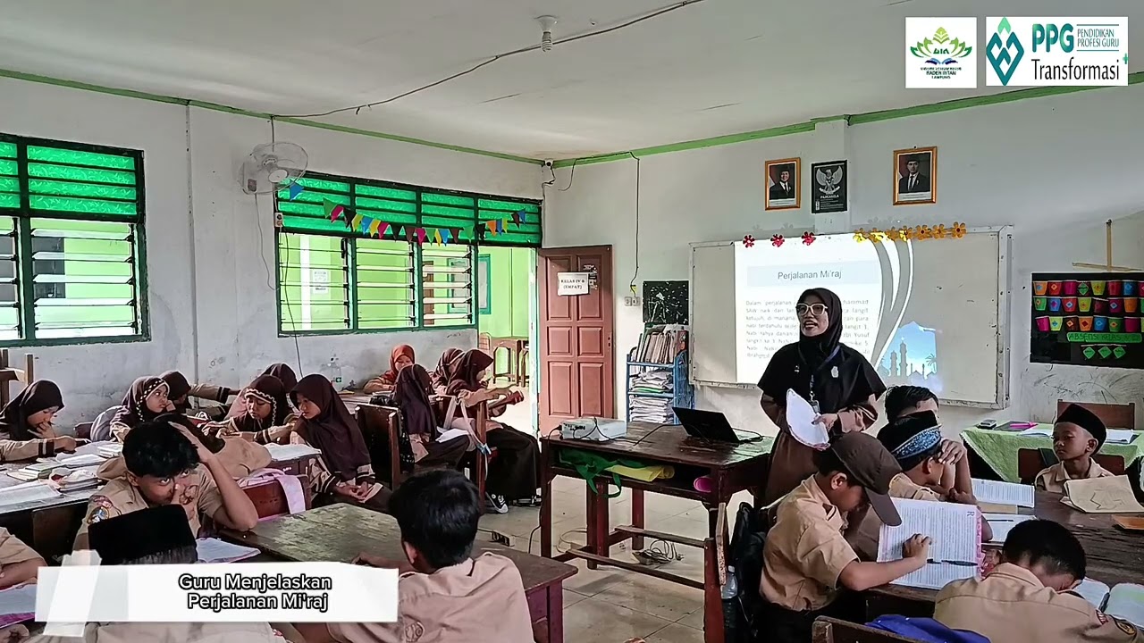 Video UKIN PPG Daljab 2025 Bach 1 Mapel SKI Kelas 4 MI Materi Isra Mi'raj Nabi Muhammed SAW.