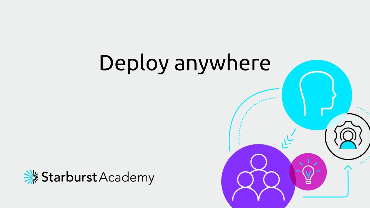 Deploy anywhere | Starburst Academy