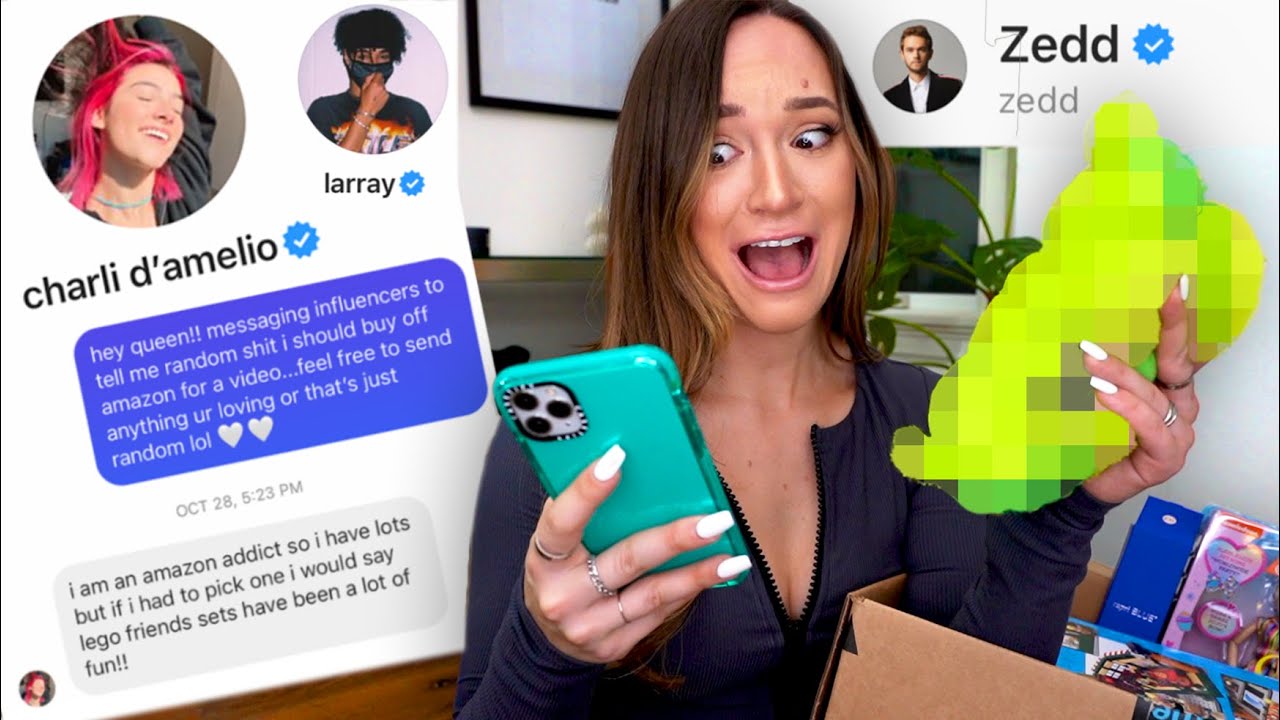 DMing Celebrities to Shop For Me on AMAZON!!