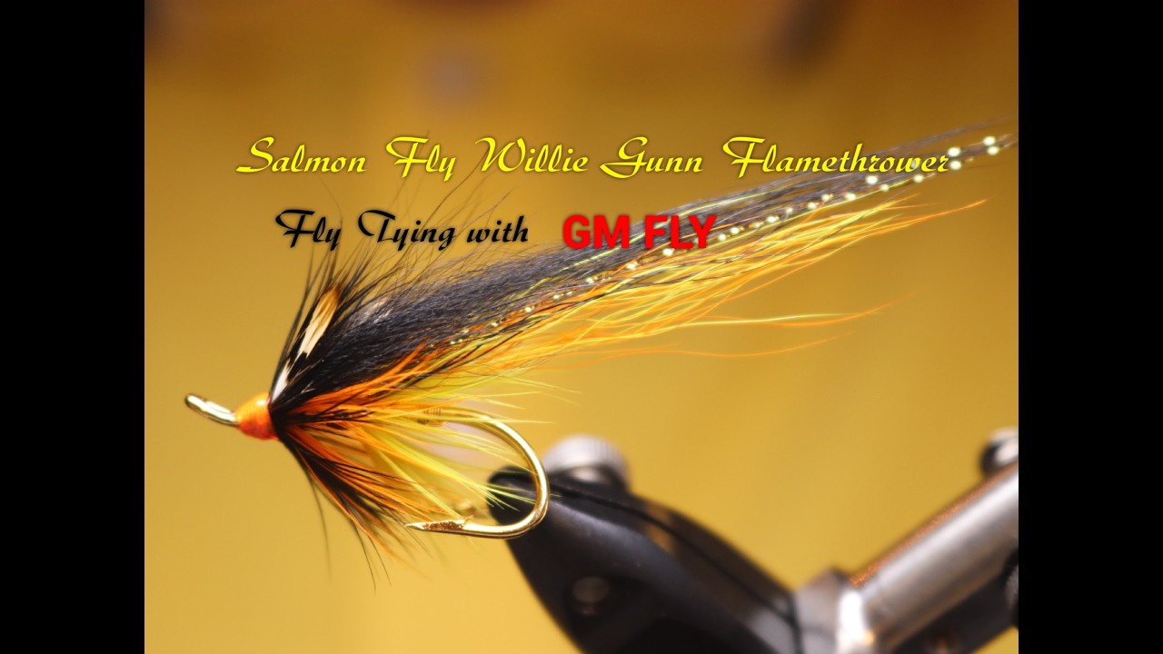 Лососёвая мушка Willie Gunn Flamethrover Как связать от GM FLY