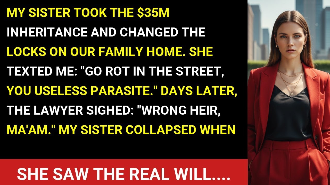 After My Parents Died, My Sister Grabbed The $35M And Locked Me Out—Until The Lawyer Asked One Quest