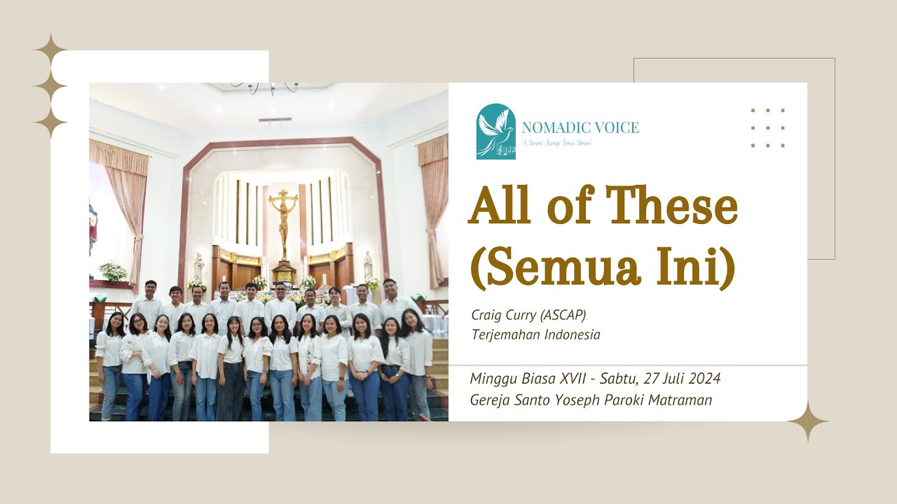ALL OF THESE (SEMUA INI) CRAIG CURRY - NOMADIC VOICE