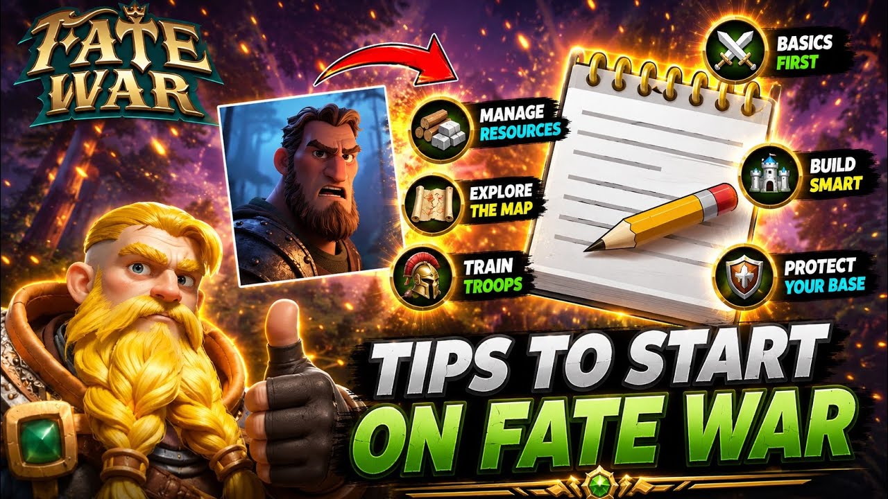 TIPS to start with the right foot in Fate War! - English 