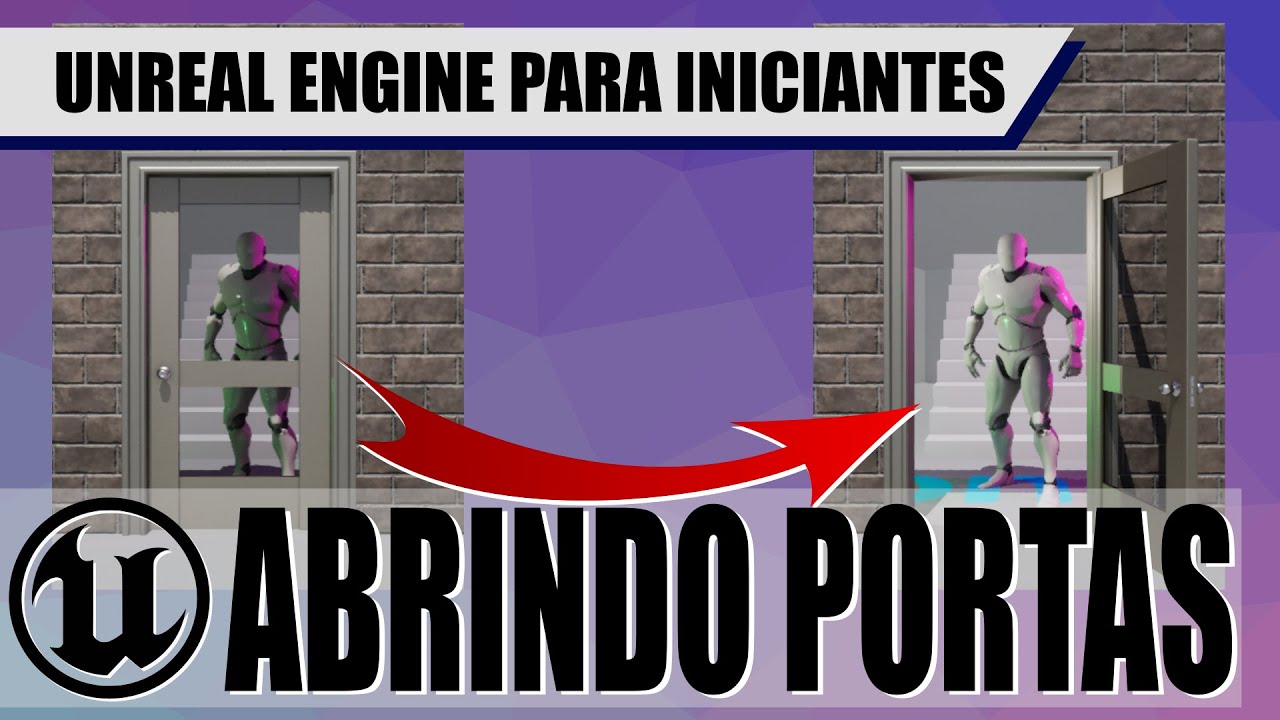 Como abrir portas usando blueprints na Unreal Engine?