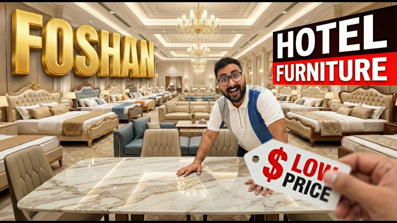Inside China’s Biggest Hotel Furniture Market 😲 | Direct Factory Prices