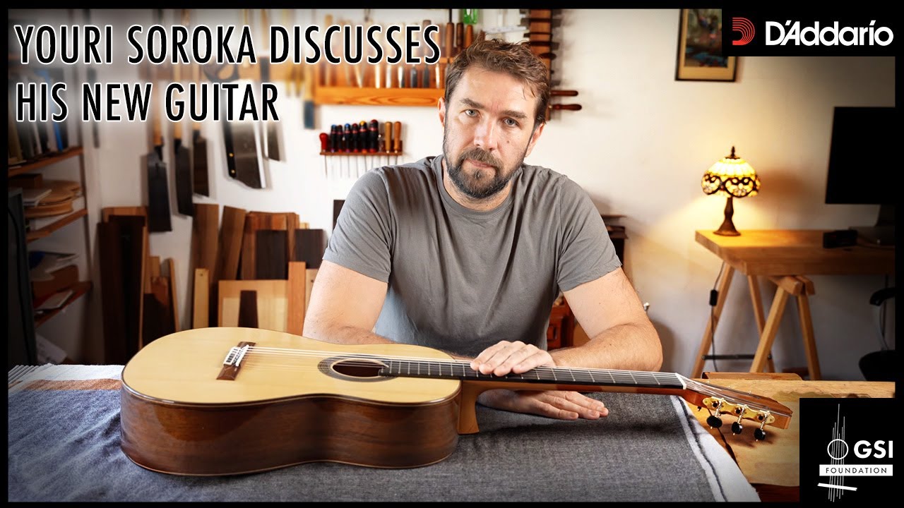 Luthier Youri Soroka discusses his new classical guitar made for Guitar Salon International