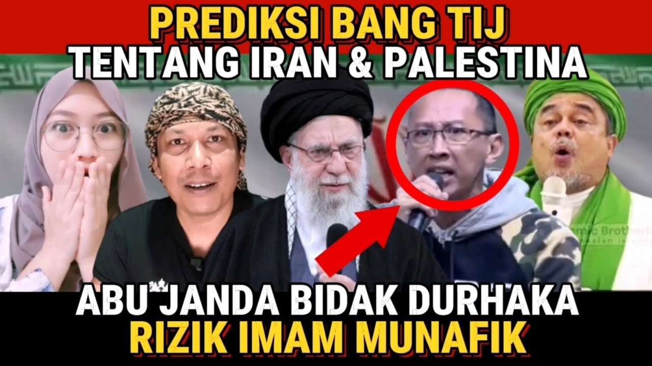 PREDIKSI BANG TIJ!!! tentang Iran Dan palestina,rizik imam munafik | polemik nasab habaib ba'alawi
