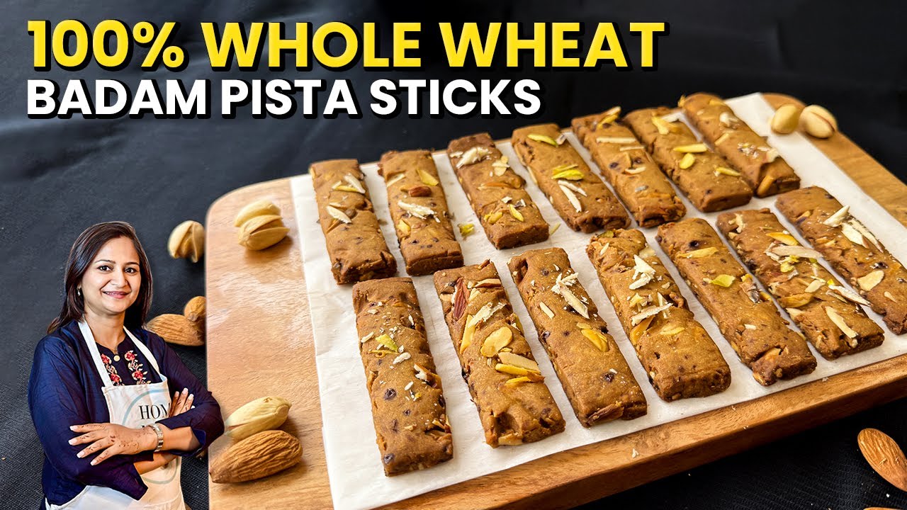 Whole Wheat Jaggery Cookies | No Sugar Festival Recipe | Healthy Homemade Cookies Recipe | Biscuit