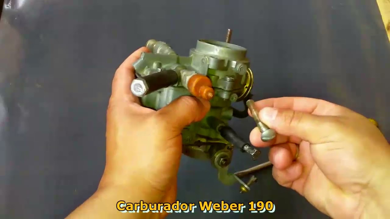 Carburador Weber 190 Fiat Gasolina