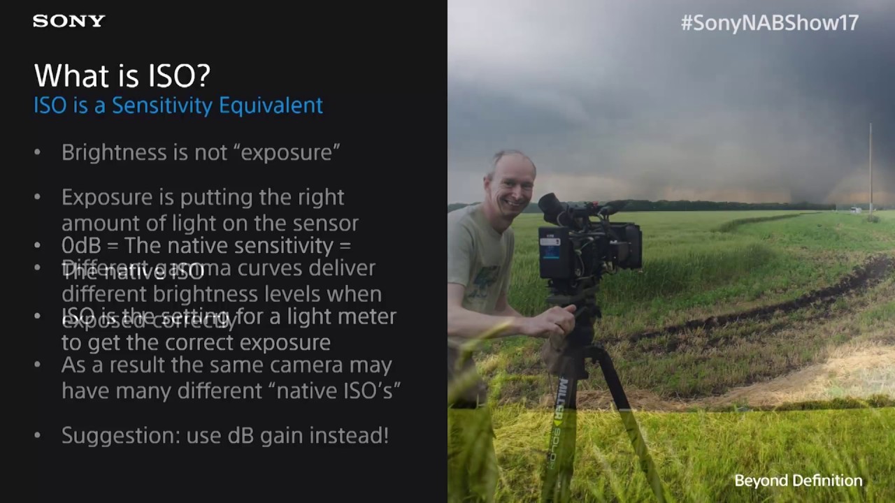 Sony NAB 2017: Alister Chapman Presentation